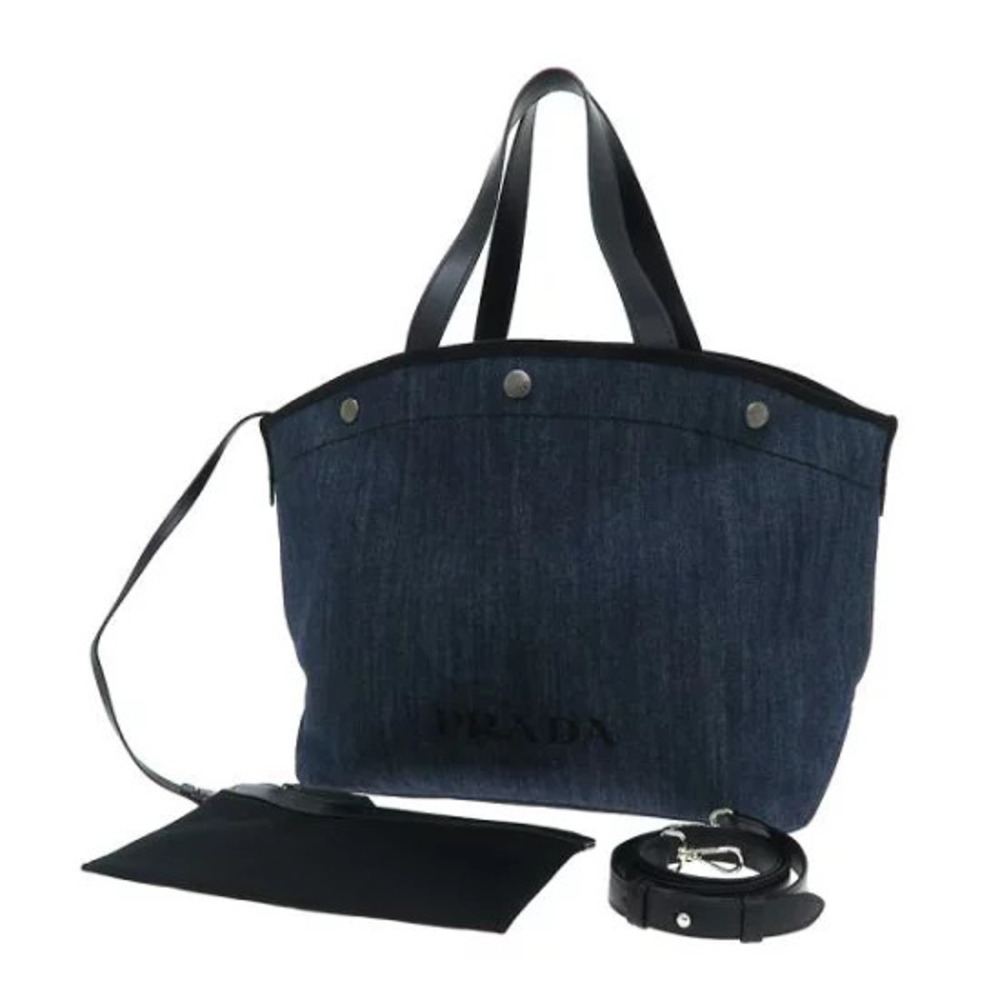 Prada Denim Tote Bag